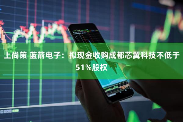 上尚策 蓝箭电子：拟现金收购成都芯翼科技不低于51%股权